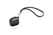 Moshi Pebbo Luxe Case For Apple Airpods Gen 3 w Strap Protective Cover Black