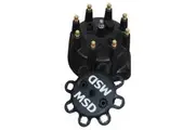 MSD Distributor Cap Replacement screw-down Cap For Small Diameter Black MSD84313