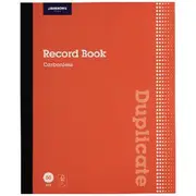 J.Burrows Carbonless Duplicate Record Book 50 Pages