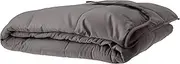 LUXOR Microfibre Weighted Blanket, Machine Washable Winter Blankets for Adults (2.2KG (90x120cm), Grey)