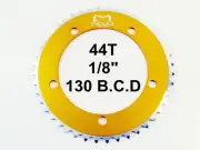 MOJO Fixed Gear Chainring 44T - 130 BCD Track Fixie single speed 1/8" - GOLD