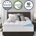 4" Gel Memory Foam Mattress Topper Dual Layer Quilted Pillowtop Cooling Cover