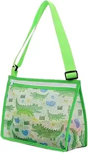 [HaimiLiya] Toys Beach Bag Shell Collecting Bag Mesh Tote Bag Small Toys Bag for Boys Girls