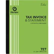 Olympic No.727 Carbonless Triplicate Invoice/Statement Book