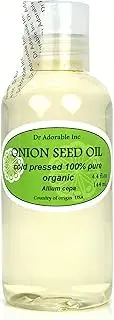 Dr Adorable - 4 oz - Onion Seed Oil - 100% Pure Natural Premium Organic Cold Pressed