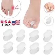 6× Silicone Gel Toe Separator Bunion Toes Spacer Orthotics Pain Relief Soft US