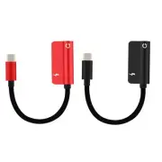 2 in 1 Type C to 3.5mm Earphone Charging Adapter for P30 P20