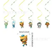 12pc Octonauts Swirl Birthday Party Decoration Set