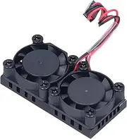 Cooling Fans Heatsink Radiator Low Noise Dual CPU Cooler for 3B 3B+ 4 4B