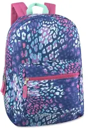 Trailmaker Backpack Standard Size (17 inch) Bookbag New With Tags Animal Print