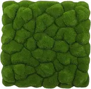 BESPORTBLE Artificial Moss Panel Decor Lifelike Greenery Wall Backdrop for Home Decoration DIY Crafts and Landscape Design Durable Fade Resistant Moss Tile
