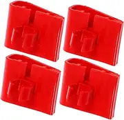 FONDOTIN Round Lamp Fixtures 4pcs Aquarium Light Bracket Holder Clamp Plastic Light Rack
