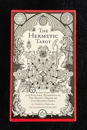 HERMETIC TAROT Deck with Booklet by Godfrey Dowson BRAND NEW 78 Cards