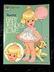 Tearful Baby Tender Love Paper Doll Book Uncut Whitman Pub. 1974