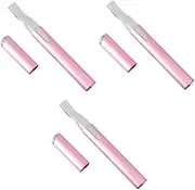 Healeved 3pcs Professional Eyebrow Trimmer for Women Mini Portable Shaver Body Trimmer Electric Razor Comfortable Grip Easy Trimming