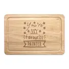 You're My Favourite Painter Rectangular Chopping Board Worlds Best Awesome Dad