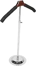 Clothing Display Rack T Shape with Slip Hangers Stainless Steel Base for Retail Stores and Boutiques Stylish Garment Organizer for Home and Event Showcases