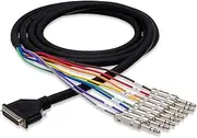 Hosa DB25 to 1/4 Inch TRS Balanced Snake Cable, 5 Meter Length