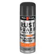White Knight 300g Rust Guard Quick Dry All Purpose Primer Spray Paint - Light Grey