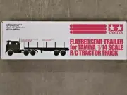 Tamiya 1/14 Semi Truck Flatbed Trailer TAM56306 NEW!!