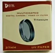 Multicoated Digital Camera Video UV Filter Titanium #UV-37N Sakar International