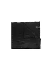 laminated scarf One size Black
