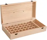 Perfk Wooden Essential Oil Storage Box Oil Organizer Box Multipurpose Essential Shelf Portable Wooden Case for Desk Hotel Home