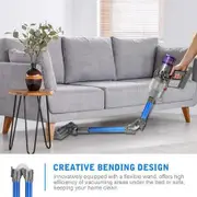 Dyson V7 V8 V10 V11 Vacuum Cleaners Replacement Aluminum Foldable Extension, Flexible and Bendable Vacuum Tube