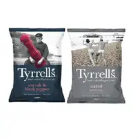 在飛比找樂天市場購物網優惠-Tyrrell's 泰勒思 英國洋芋片150g(無調味/黑胡