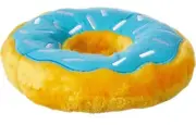 ZippyPaws Donutz - Stuffed Dog Toys Jumbo Donutz, Blueberry, 10.5"