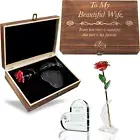 Valentines Day for Wife Her Anniversary Women Engraved Wooden Gift Set 'To My Be