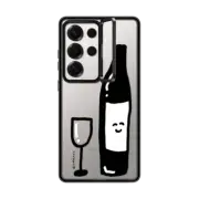 Galaxy S25 Ultra Impact Ring Stand Case HAVE A DRINK