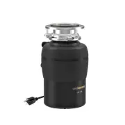 Garbage Disposal 1/2 HP Easy install Quiet with Stopper Power Cord, Kitchen s...