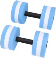 Fitness Dumbbell, 1 Pair Foam Heavy Resistance Barbells Pool Barbell Float Aqua