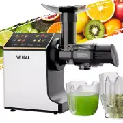 Masticating Slow Juicer, Touchscreen, Cold Press, Quiet Motor, Reverse Function