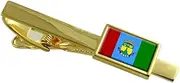 [Select Gifts] Mage City Rio de Janeiro State Flag Gold Tie Clip, rio