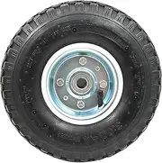 3.00-4 Pneumatic Sack Truck Wheel Tyres, 260 x 85 mm Replacement Tyres and Wheels with 16 mm Axle Bore Hole for Hand Trolley, Lawn Mower, Gorilla Cart
