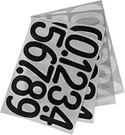 WATIIFUFU Versatile Outdoor Number Stickers 4 Sheets of Adhesive Numbers for Mailboxes Bins and Vehicles