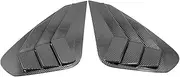 Rear Side Window Louver Vent Stick Cover Trim Car Accessories Exterior Decoration Styling Compatible for Toyota Rav4 2019 2020 2021 2022(Dark Grey)