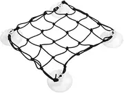 Nutriess Surfboard Suction Cup Storage Net Nylon Rope Mesh Paddleboard Deck Bag Life Vest Holder