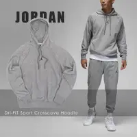 在飛比找PChome24h購物優惠-Nike 帽T Jordan Sport 灰 黑 喬丹 飛人