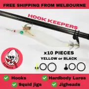 Hook Keeper Fishing Rod Pole Easy Safety Holder Hanger Lures Bait Tackle Plastic