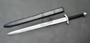 Handmade Templars Sword, Knight Arming Sword, Medieval Sword Battle Ready | GIFT
