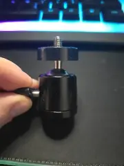 MINI BALL HEAD 360 SWIVEL FOR DSLR CAMERA STAND TRIPOD ADAPTER 1/4 SCREW MOUNT