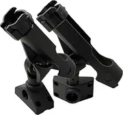 Baitcaster/Spinning Rod Holder with Side Deck Mount