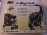 Jolly Jumper Weathershield for Tandem Strollers UV Protection Ventilated