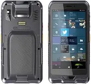 REORON 6 inch Windows 10 pro Rugged Tablet with 2D Barcode Scanner 1280 x 720 IPS Screen 4GB RAM 64GB ROM and Removable Battery Black 185 x 93 x 20.7mm ST62-2D
