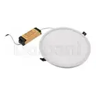 24W 3000k White Modern Slim Design Thin Bezel Ceiling Round Panel Down Light CE