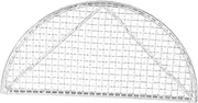 Zerodeko 1pc Japanese Semicircle Net Stainless Steel Mesh Strainer Tempura Sieve Fine Mesh