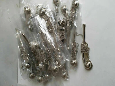 Lot Of 25 Pc Brass Navy Bosun's Pipe chrome Boatswain Whistle Chain Pendant Gift
